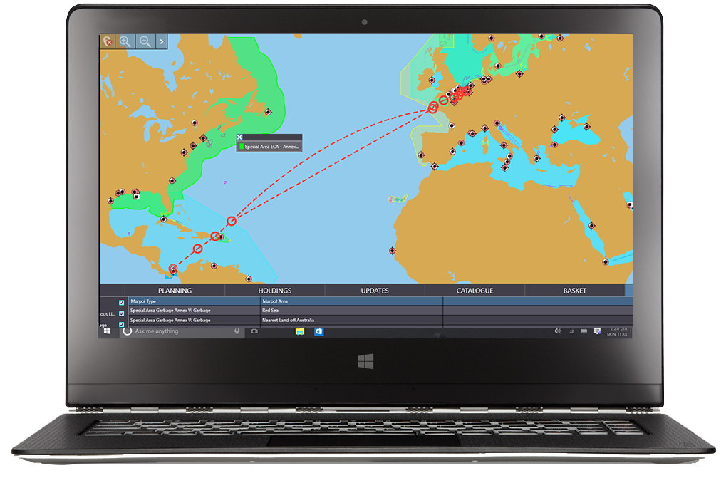 GNS enhances Voyager PLANNING STATION with the introduction of MARPOL compliance management tools