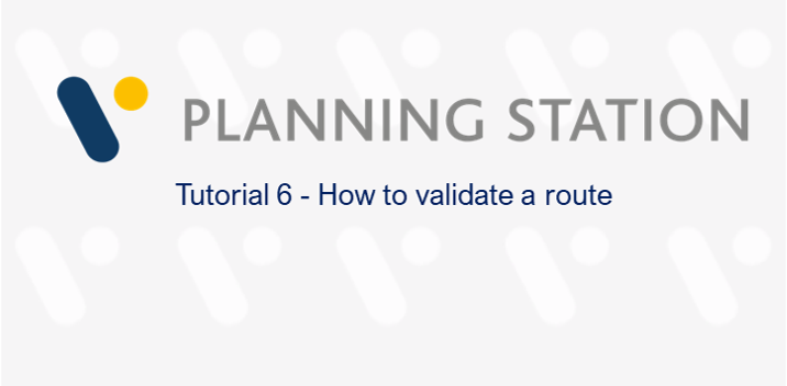 How to validate a route – VPS Tutorial